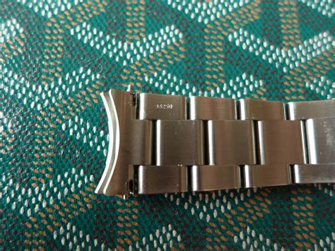 inner end pieces for rolex bracelet|Rolex bracelet end link code.